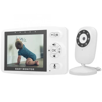 3,5 Palcový 2.4 G Inteligentné Baby Monitor Bezdrôtový Ošetrovateľskej Fotoaparát Home Fotoaparát S Marieli Nočné Videnie Obojsmerná Interkom Funkcia