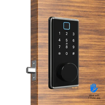 JCBL350B chytrý telefón ttlock app riadenie bezdrôtová odtlačkov prstov heslo dverí zamky pre domáce airbnb office školy hoteli