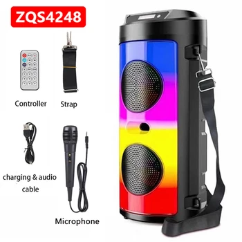 Prenosný Bluetooth Reproduktor 30W Bezdrôtový Stĺpec Big Power Stereo Subwoofer Bass Party Reproduktory s Mikrofónom Rodiny Karaoke USB