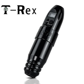 T-Rex Žezlo Profesionálne Bezdrôtové Tetovanie Stroj Rotačné Pero Coreless Motor Digitálny LCD Displej pre Tetovanie Permanentného make-upu