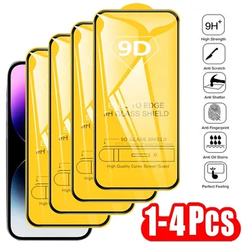 1-4Pcs 9D Tvrdeného Skla pre IPhone 12 13 Pro Max Mini stylus pre IPhone 11 14 Pro XS MAX X XR 6 6 7 8 Plus SE Sklo