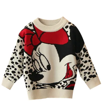 Detská Mikina Mickey Mouse Značky Oblečenie Baby Chlapci, Dievčatá Dlhý Rukáv Pulóver Batoľa Sveter Jeseň Hoodie Oblečenie