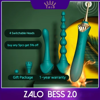 ZALO BESS 2.0 G-spot vibrátor mäkké silikónové klitorálny stimulácia usb Dvojité motorových Retro masér dospelých, sexuálne hračky pre ženy