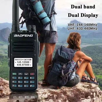 Baofeng Nové Walkie Talkie P15UV 5W obojsmerná Rádiová VHF/UHF Dual Band Duálne Zobrazovanie Európska/Americká Verzia FM Rádia WALKI TALKI