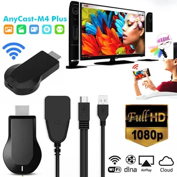 Anycast M4 PLUS 1080P Bezdrôtového HD Portable Media Player, Streamer Wifi Display Modul pre Projektor Smartphone, Tablety