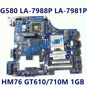 LA-7988P LA-7981P Doske Pre Lenovo ideaPad G580 G480 S HM76 GT610/710M 1GB grafickej Karty Notebooku Doske 100% Testované