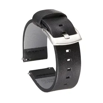 Sledujte Band 20 mm 22 mm Univerzálny rýchloupínací Faux Kožené Watchband Náhradný Popruh pre Huawei