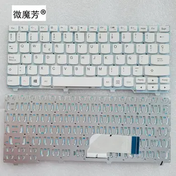 Nový SP klávesnice Lenovo ideapad 100S 100S-11IBY notebooku, klávesnice biela