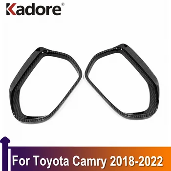 Pre Toyota Camry 2018-2021 2022 ABS Chrome Bočné Dvere Zrkadlo Kryt Zozadu Výbava Dážď Stráže Clonu Tieni Rám Rám Príslušenstvo