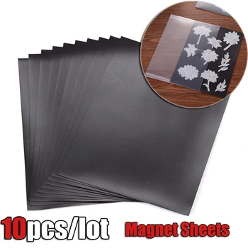10Pcs/veľa Magnet Listy pre Zomrie Remeslá 17.7X12.7 cm Gumy Magnetické Nálepky Hrúbka 0,3 Mm
