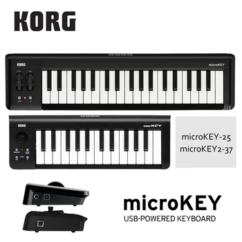 Korg microKEY25 microKEY2-37 Powerable USB MIDI Keyboard Controller Syntetizátor Kábel, Bubon Elektrické Digitálne Piano iPad mac pc