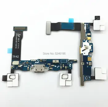 USB Pre Samsung Galaxy Note 4 N9100 N910V N910A N910T N910S N910F N910G Nabíjanie Nabíjací Port mini Dock Konektor Flex Kábel