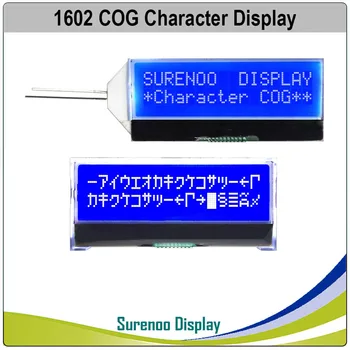 162 16X2 1602 OZUBENÉ ST7032I Sériové SPI Znakov LCD Modul Displeja LCM Modrá Negatívne s Bielym LED Podsvietenie