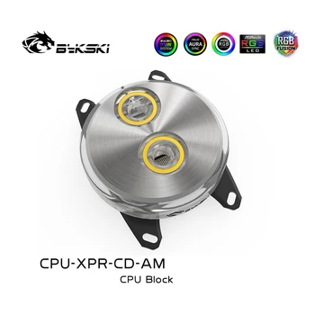 Bykski CPU chladič procesora vodný blok pre AMD Ryzen3/5/7/ThreadRippe RGB/RBW PC vodné chladenie CPU-XPR-CD-AM