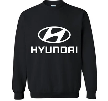 Nové Módne Bavlna Mužov Hoodies Hyundai Motor Auta Logo Tlače Fleece O-Krku pulóvre, Mikiny HipHop Harajuku Mens Streetwear