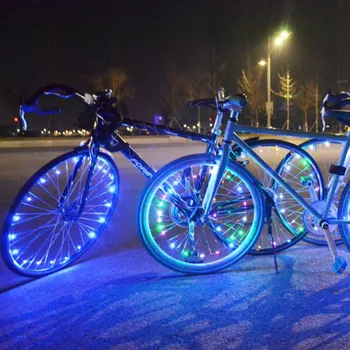 20 LED Požičovňa Pneumatík Ventil Svetlá na Bicykli Kolesa Čiapky LED Svietidlo na Bicykel Špice Lampa Bike Príslušenstvo, Farba modrá Zelená, Ružová, Žltá
