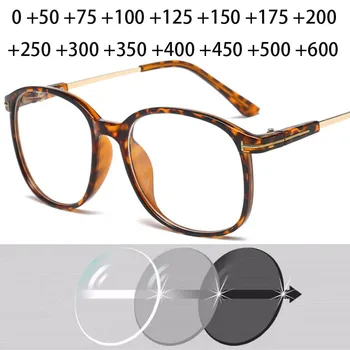 Nadrozmerné Námestie Čítanie Okuliare Unisex Optické Lupy Okuliare Luxusné Značky Dizajnér Okuliare +50 +100 +150 Až +600