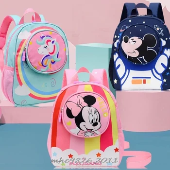 Disney Mickey Detí, Školské tašky materskej škole Chlapec baby Nové Minnie Mouse Bbackpack 3-6 Rokov Dieťa Roztomilé Dievčatá Batoh