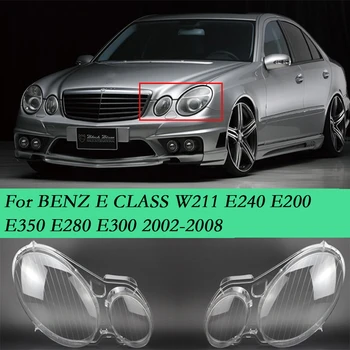 Svetlometov Kryt Kryt W211 Objektív Skla Pre Benz W211 E240 E200 E350 E280 E300 2002-2008 Lampa Kryt Kryt Plášťa