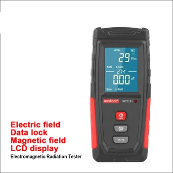 Elektromagnetické Pole Žiarenia Detektor Tester Emf Meter Nabíjateľná Ručné Prenosné Počítadlo Emisií Dozimeter