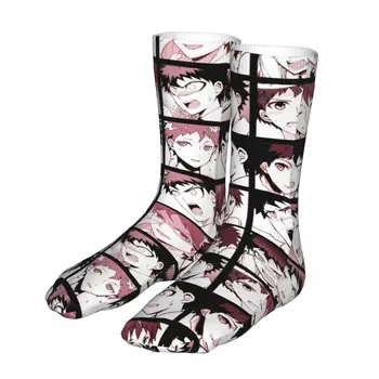 Hajime Manga Ponožky pánske, dámske Polyester Zábavné Šťastný Danganronpa Anime Ponožky Blázon Jar Leto Jeseň Zima Pančuchy Dary
