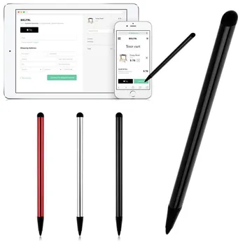 Univerzálne Stylus Pero na Dotykový displej Fire Kindle pre iPhone 4S, 5S 6/6s 6Plus 6s Plus Kovové Pero Na Displej Ipad Android Tablet