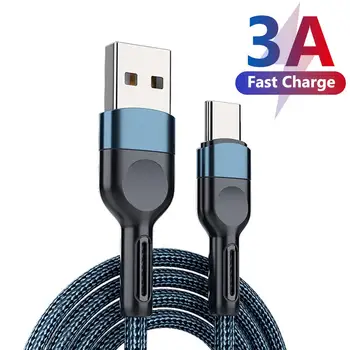 Rýchle USB C Kábel Typu C Rýchle Nabíjanie Kábel Dátový Kábel, Nabíjačka, USB Kábel, C Pre Samsung s21 s20 A51 Xiao mi 10 redmi poznámka 9s 8t