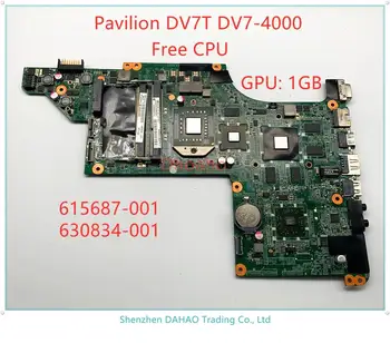 （Zadarmo CPU） PRE HP PAVILION DV7 DV7-4000 doske DAOLX8MB6E1 630834-001 615687-001 doske s GPU:1GB 100% TEST OK