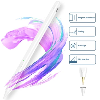 Uogic Smart Stylus Pen Pre Ipad Palm Odmietnutie Tablet Dotykové pero Pre Apple Ceruzka 2 1 iPad Pro 11 12.9 2018 2019 2020 6. 7.