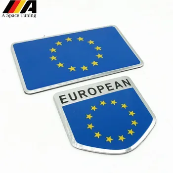 Auto Styling Európskej Únie, Vlajka Auto Nálepky, Znak, Odznak Pre Renault, BMW, VW Audi Citroen Jaguar Škoda Opel Yamaha Honda 