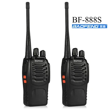 1pcs a 2ks Baofeng BF-888S walkie talkie 888s UHF 400-470MHz Kanál Prenosné obojsmerné rádiové bf-888s 16 komunikačné kanály