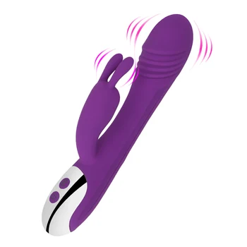 Chargable Dildo Penis Vibrátor 7 Rýchlostiach Stimulácia Klitorisu Silný Rabbit Vibrátor sexuálnu Hračku pre Ženy, Ženská Masturbácia