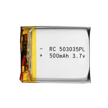 Nové 503035 500mAh 3.7 V Lítium-Polymérová Batéria Li po ion Lipo Nabíjateľné Batérie pre MP3, GPS, DVD Navigationtion