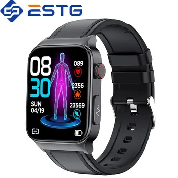 E500 Smart Hodinky Mužov EKG PPG Laserová Liečba Hypertenzie Hyperglykémia Hyperlipidemia Srdcovej frekvencie Zdravé Športové Smartwatch