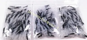 1000Pcs/Veľa Zubných Aplikátory Kefy Palice Použiť Lepidlo na Lepenie Gél Mini Kefa Micro Aplikátor Čierny Nylon Vlasy