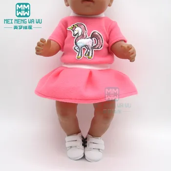 Oblečenie pre bábiku fit 43 cm detská hračka new born bábiku a 45 cm American doll športové vyhovovali Windbreaker