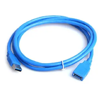 3 FT Modrá USB 3.0 Typ Muža na Ženský Super Rýchlosť Predlžovací Kábel Converter, Adaptér pre Pripojenie k Počítaču Káblom dropshipping