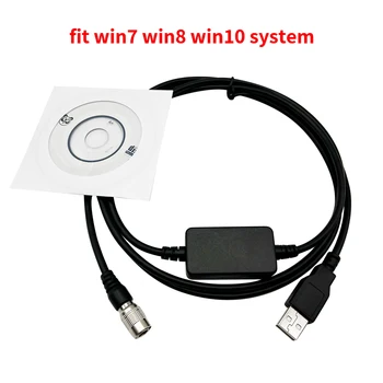 2ks NOVÝ Dátový USB Stiahnuť Kábel Kompatibilný s win8 / win7 / winxp Pre celkové stanice