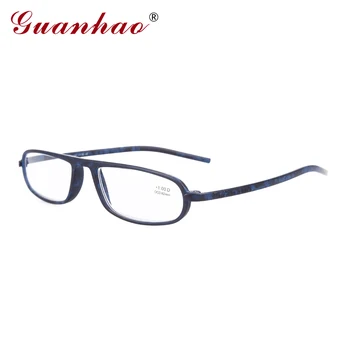 GuanHao Dizajnér, Nerozbitný Okuliare na Čítanie Presbyopia Muži Ženy TR90 Rám Ľahké Okuliare na Čítanie 1.0 1.5 2.0 2.5 3.0 3.5
