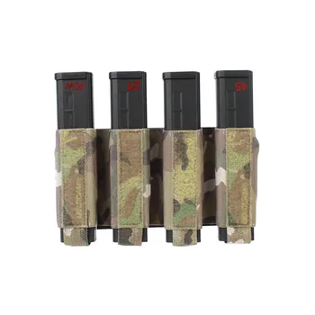 Pew Taktické Železných Štýl 9mm Smg Airsoft Mag Glock H&k Submachine Mene Štvorlôžkových Munície Puzdro Prenosné