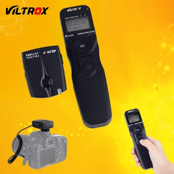 Viltrox JY-710-C3 Bezdrôtové Kamery, LCD, Časovač, Diaľkové Ovládanie Uzávierky Vydania pre Canon 30 40 D 50D 7D 7DII 6D 5D Mark IV, III DSLR
