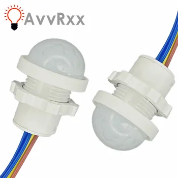 AvvRxx PIR Senzor Detektora Smart Switch 110V 220V LED PIR Infračervený Senzor Pohybu, Detekcia Automatický Senzor, Light Switch