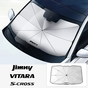 Prispôsobiť predné slnečník Na Suzuki Jimny Swift Grand Vitara Ignis Alto Baleno SX4 Samuraj S-Cross Celerio Auto Dáždnik, Slnečník