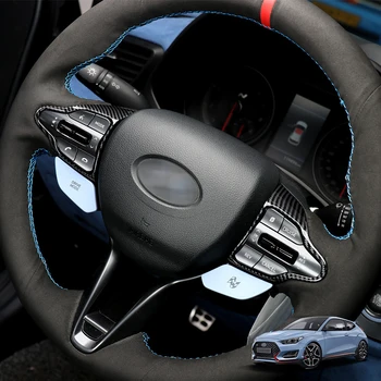Pre Hyundai Kona N 2022 Volante Vozidla Tlačidlo Krytu Interiéru Obtlačky Nálepky, Trim