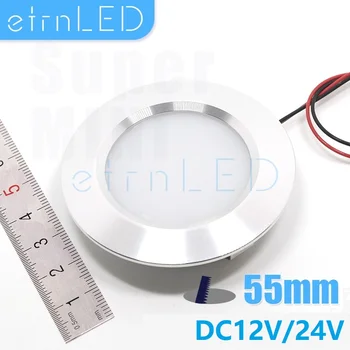 etrnLED 12V 24V Mini LED Reflektor, 3W Kolo Ultra Slim Stmievateľné Vnútorné Zapustené Stropné Downlight Kabinetu Predviesť Loď RGBW