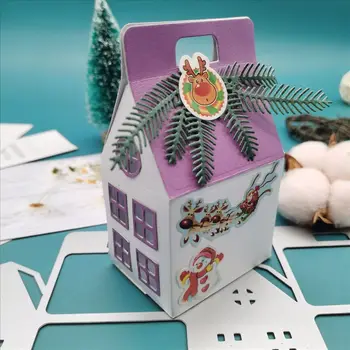 Dom box zomrie nové 2020 rezanie zomrie pre DIY Scrapbooking Razba Karty Nástroj Dekoratívne Remesiel Die Kusy