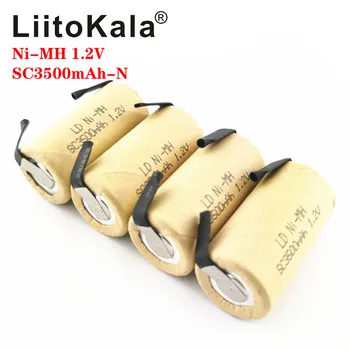 LiitoKala SC 3000mAH NI-MH 1.2 V Nabíjateľná Batéria vysoká miera vypúšťania 10C 15C pre Elektrické nástroje náradie batérie DIY nicke