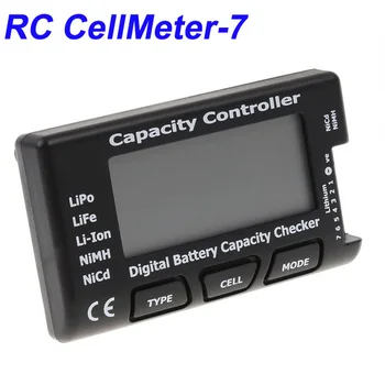 RM267 Digital kapacita batérie checker Cellmeter-7 pre LiPo Život Li-ion, NiMH Nicd