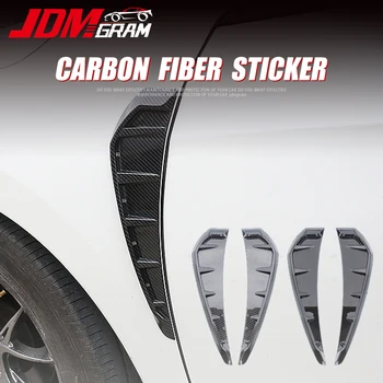 Carbon Fiber Auto Strane Blatník Air Vent Výbava Cover Flow Nálepka Pre Honda Civic FC 2022 2021 2020 2019 2018 2017 Auto Príslušenstvo