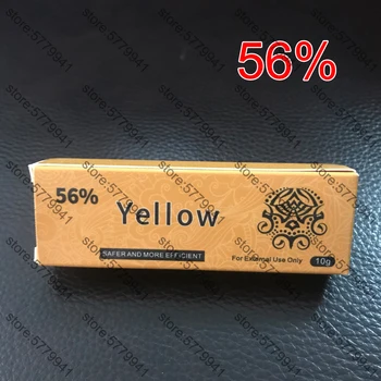 56% Žltá Tetovanie Krém Pred Permanentného make-upu Telo Obočia, Očné linky, Pery 10g